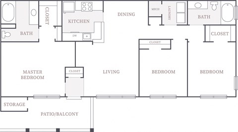 a floor plan of a home
